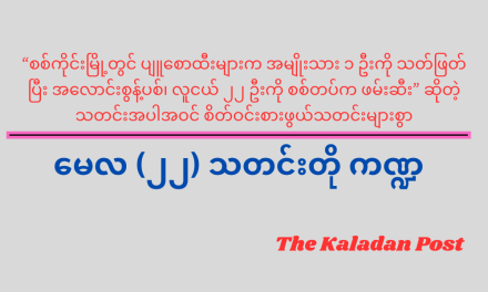 မေလ (၂၂) သတင်းတို ကဏ္ဍ