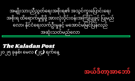 အမျိုးသားညီညွတ်ရေးအစိုးရ၏ အသွင်ကူးပြောင်းရေးအစိုးရ ထိရောက်မှုရှိဖို့ အားလုံးဝိုင်းဝန်းအကြံပြုခွင့် ပြုမည်လော၊ နိုင်ငံရေးလက်ဦးမှုနှင့် မအောင်မမြင်ပြန်လည် အဆုံးသတ်မည်လော