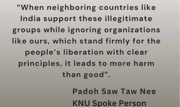 When neighboring countries like India support these illegitimate groups while ignoring organizations like ours, which stand firmly for the people’s liberation with clear principles, it leads to more harm than good.