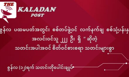 ဇွန်လ (၁၂) ရက် သတင်းတိုပေါင်းချုပ်