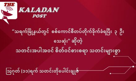 ဩဂုတ်လ (၁၁) ရက် သတင်းတိုပေါင်းချုပ်